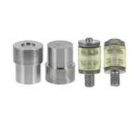 Genérico Juego de Troqueles T3 para Prensa Manual Molde para Botones de Presión Acero Resistente Compacto y Portátil para Fijación Tela Cuero y Lona