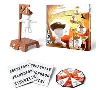 Genérico Juego Magnético del Ahorcado, Juego De Mesa De Hombre Colgante Impreso En 3D, Diseño Compacto Portátil con Estuche Decorativo Estilo Libro For Adultos(A)