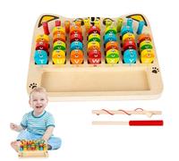 Generico Juego magnético | Puzzle magnético de madera educativo | Juguete preescolar para la cognición - para niños y niñas, hogar, escuela, aula, día de lluvia, viaje