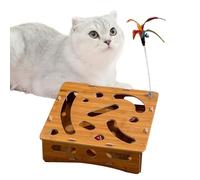 Generico Juego para Gatos,Laberinto con Estimulante y Caja - Actividad Estimulante para Gatitos con Juego De Caza Y Prevención del Aburrimiento