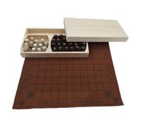 Genérico Juego Vikingo - 37 Piezas Hnefatafl Medieval | Figuras Resina Pintadas Mano con Tablero Cuero Premium | Tapete Juego Cuero | Juеgo Estrategia Tradicional Dos Jugadores - para Tienda Viaje