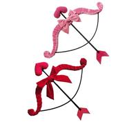 Generico Juego y flechas Cupido para San | Papel de Cùpido - Suministros para cosplay románticos, objetos de escena para de boda, regalo con flecha en forma de corazón per Sàn Vàlentino o Scuo
