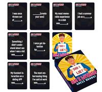 Genérico Juegos De Cartas Para ,¿Es Lo Que Yo Hombre Juego De Adivinanzas | Juego Interactivo para Reuniones Familiares, Eventos de Empresa, Cumpleaños y