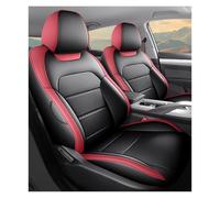 Genérico Juegos De Fundas Asiento para Atlas para Starray para Boyue para Cool para Monjaro para Coolray para Tugella para Geometry C E M6 G6 Fundas Asiento Coche(Full Set-Red)