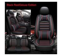 Genérico Juegos De Fundas Asiento para RAV4 para Auris para Avensis para Crown para 4Runner para Harrier FJ para Cruiser para Mark X Cubierta Asiento Coche(Black Red 5 Seat-B)
