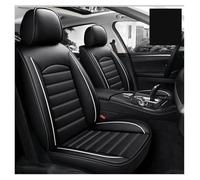 Genérico Juegos De Fundas Asiento para RAV4 para Auris para Avensis para Crown para 4Runner para Harrier FJ para Cruiser para Mark X Cubierta Asiento Coche(Black White 5 Seat-A)