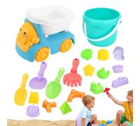 Genérico Juegos de Playa para Pequeños - Conjunto completo de juguetes de , cubo y moldes coloridos | Actividades de verano al aire libre para los con accesorios de playa y un juego creativo de