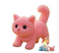 Generico Juegos para Gatitos para Niñas | Animales Electrónicos Realistas | Peluche Interactivo para Niñas Niños Niños Oficina Casa Regalo Cumpleaños Navidad San Amigos