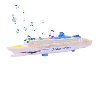 Genérico Juguete Ɓarco De Crucero - Oceanliner Eléctrico Musical | Ɓarco con Luces LED Colores Y Sonido | Juguete Educativo 3-12 Años, Regalo, De Clase, Modelo Realista Barcos Lujo