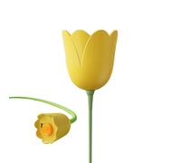 Genérico Juguete Automático para Gatos - Forma De Flor Enriquecimiento Antiaburrimiento | Vara De Juego con Rotación Automática para Gatos,para Estimulación Mental Agilidad Entrenamiento Calmar