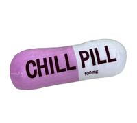 Genérico Juguete Chirriante Canino - Peluche con Forma de píldora para Jugar con Cachorros - Juguete Interactivo para Cachorros,para Amantes de Mascotas, Adiestramiento, Casa, Oficina, Días