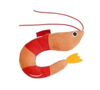 Generico Juguete con Gato gaip, Juguete Suave de Peluche con gatnip, compañero de Juego con Forma de camarón perfumado Natural, para salón, Dormitorio, Estudio, jardín