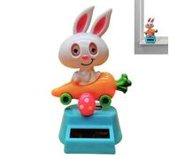 Genérico Juguete De Baile Solar: Linda Figura De Conejito, Decoración Animada para Tablero | De Bailarina Bobble, Estatua De En El Alféizar De La Ventana | Estatuilla De Regalo De Escritorio Pa