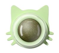 Generico Juguete de bola de gato - Divertido, lamer | Bola giratoria para aperitivos para gatos | Jugar al gatito para masticar y limpiar los dientes para gatos pequeños y paredes