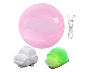 Genérico Juguete De Bola Rodante para Gatos: Bola Interactiva De Juguete para, Bolas Recargables para Gatos con Luz Y Música, Juego Divertido para Entretenimiento En Interiores, del Aburrimiento