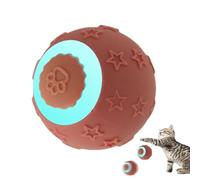 Genérico Juguete De Bola Rodante para Gatos | Juguetes para con 2 Modos de Carga Tipo C,Bola de Rodaje Automático - para Gatos Hogar Interior Exterior Entrenamiento Ejercicio