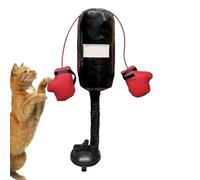 Genérico Juguete de Bolso de Gato, Juguete de Boxeo de Gatos, Interactivo de Guantes de Boxeo de Gatos, Bolso de Gimnasio con acción con salpicad