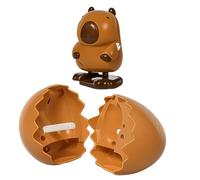 Genérico Juguete de Cachorro Capibara a Cuerda,Coleccionables Interactivos Portátiles,Juguete Huevo Capibara - Regalos para Niños Adolescentes Familias Amigos Cumpleaños Halloween