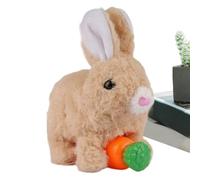 Generico Juguete De Conejito Eléctrico | Animal Compañero Educativo Para Juego De Imitación | Juguete Eléctrico Conejito De Peluche,Para Niños y Niñas Regalo Cumpleaños Navidad Año Nuevo
