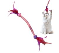Genérico Juguete de cuerda para gatos - Juguete de masticar para dentición óur, cuerda de mordida de algodón, incluye una recargable en el gato | Teaser interactivo p... o Les p