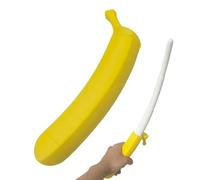 Genérico Juguete de Espada de plátano Impreso en 3D, Varita de plátano Extensible retráctil, Espada de utilería Divertida para Juegos de rol y Alivio del estrés (1pc)