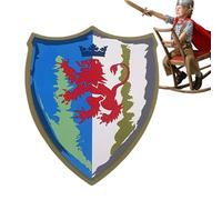 Genérico Juguete De Espuma Medieval - Arma De Juego De Simulación para Niños, Suave Y Ligero | Equipo De Juego De rol De Disfraz Portátil para Niños, Entrenamiento De Fantasía, Espada, Escudo,
