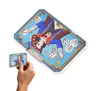 Genérico - Juguete De Mesa De Metal De 7,8x5,3x0,7 Cm | Dados para con Diseño Plano Giratorio, Inquietud, Relajación | Accesorios para Juegos, Bar En Casa, Reuniones Familiares, Entreteni