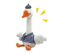 Genérico Juguete de Oca Parlante,Muñeco de Peluche Interactivo Que Canta Baila y Gira | Cuentacuentos,para Habitación Guardería Aula Cumpleaños
