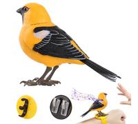 Genérico Juguete de pájaro - Juguete de pájaro eléctrico | Figura realista y linda para interacción hablando Favoritos Fiesta Oficina Materna Enriquecimiento Mascotas