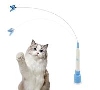 Genérico Juguete De para Gatos - Ejercitador Eléctrico | Juguetes Interactivos con De Plumas para Gatoś | Juguetes para Gatoś De Interior, Adultos para Dormitorio, Sala De Estar, Hogar, E