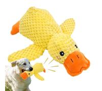 Genérico Juguete de Pato graznador para Perro, Juguete para Mascotas para masticadores, Juguete calmante para Masticar con Sonido para la dentición del Perro, Interactivo de Pato, Accesorios para