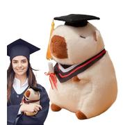 Generico Juguete de Peluche Capybara para la Ceremonia de Cierre-Soft y Regalo de Sombrero Final para la Escuela Secundaria y los graduados Que disminuyen su éxito con Este único y cardíaco