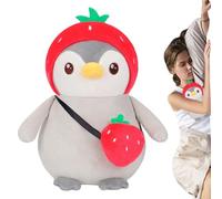 Genérico Juguete de Peluche de pingüino, Peluche de pingüino | Muñeco de de de | Pingüino amigable con la Piel durmiendo Abrazando la Almohada de Felpa para la Sala de Estar del dormit