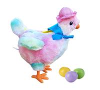 Genérico Juguete De Peluche para Perros,Juguete Eléctrico De Gallina Ponedora De Huevos para Mascotas - Dispensador Interactivo De Comida Divertido Antiestrés para Perros Pequeños Y Cachorros
