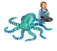 Generico Juguete De Pulpo Impreso En 3D - Juguete De Pulpo Impreso En 3D | Figura Articulada De Colección, Animal Marino, Sensorial, Relleno Para Cesta De Pascual, Ornamento Crea