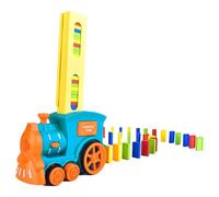 Genérico Juguete De Tren De Dominó: Juego De Tren De De 60 Piezas con Trenes Sonoros, Divertidos Y Coloridos Que Rápidamente Su Experiencia De De Dominó | para Niños Y Niñas Mayores De 3 A