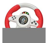 Genérico Juguete de Volante - Simulador de volante de coche | Simulador de coches de rotación de suavidad y durabilidad con freno | Juguete copiloto de conducción simulada para la familia de los