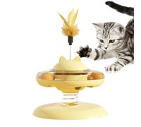 Genérico Juguete Dispensador de Premios para Gatos,Base Antideslizante con Pista De Bolas | Interactivo para Felinos - para Mascotas Medianas Pequeñas y Grandes, Ejercicio, del