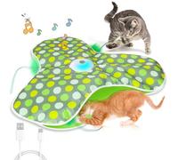 Genérico Juguete electrónico Interactivo Recargable para Gatos con Varita de Pluma Oculta 3 Modos -up Chirping Sound diseño -Layer el Juego Caza y Alivio del aburrimiento los Interior