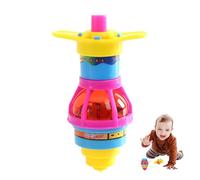 Genérico Juguete Giratorio Gyro, peonzas para niños - Divertidas peonzas iluminadas - Trompos Coloridos para Mejorar Las Habilidades motoras Finas, Juguete Lindo de la agitada con Mango