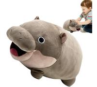 Genérico Juguete Hippo Peluche - Figura de peluche Animales Cartoon, Doudou Collection Deco Hogar para dormitorio, salón, sofá, oficina, coche, amigos