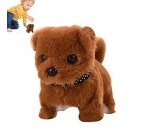 Generico Juguete interactivo para cachorros robóticos | Walking Barking Nodding Tail-Wagging Robot Dog | Realistic Sensory Development Companion For | Electric Preschool Children's Gift