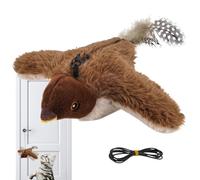 Genérico Juguete Interactivo para Gatos con Pájaro Que Gorjea - Mascota Eléctrica,Pájaro Eléctrico con Pío Y Alas Batientes para Gatos,para Razas Pequeñas Medianas Grandes Juego