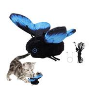 Genérico Juguete Interactivo para Gatos Interactivo Recargable por USB | Juego de Interior Atractivo para Gatitos para Gatitos en Interiores y Exteriores: Patios, Porches, Jardines y