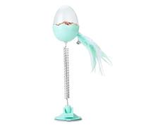 Generico Juguete interactivo para gatos - Trata la bola con una luz de plumas, de juego con lento para gatos, actividad con gata a, juguete y duradero pe