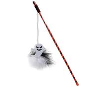 Genérico Juguete Mágica para Gatos - Divertido De Noche De Brujas para Gatitos | Caña De Juego con Calabaza Fantasma para Caza Simulada, Ejercicio, Exterior E Interior