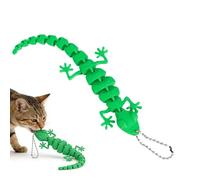 Genérico Juguete para Gato Lagarto | Diversión con Lagarto Animado e Interactivo | Juguete con Vara para Gato | para Uso en Casa Interior Exterior, Entrenamiento, Evita el Aburrimiento, Estimulación