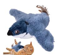 Genérico Juguete para Gatos con Aleteo | Animal De Peluche Realista con Sonido | Juguetes Estimulantes para Felinos - Entretenimiento con Ejercicio, Caza Y Rascado para Estimulación Antiestrés