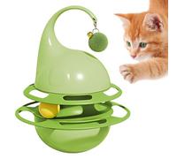Generico Juguete para gatos con dispensador de aperitivos pista con bola y
