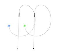 Genérico Juguete para Gatos con Teaser, Mango De Agarre Cómodo, Material: PVC, Juguete De Caña De Pescar para Gatos con Teaser Retráctil, Juguetes Interactivos con para Coquetear, Diseño Resisten